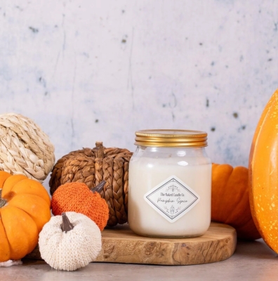 Pumpkin Spice candle from 'The Naked Candle Co' 