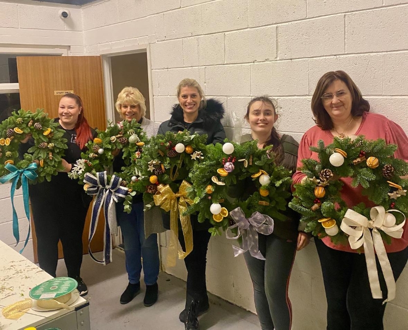 1st December 2024 3PM Christmas wreath making workshop. 