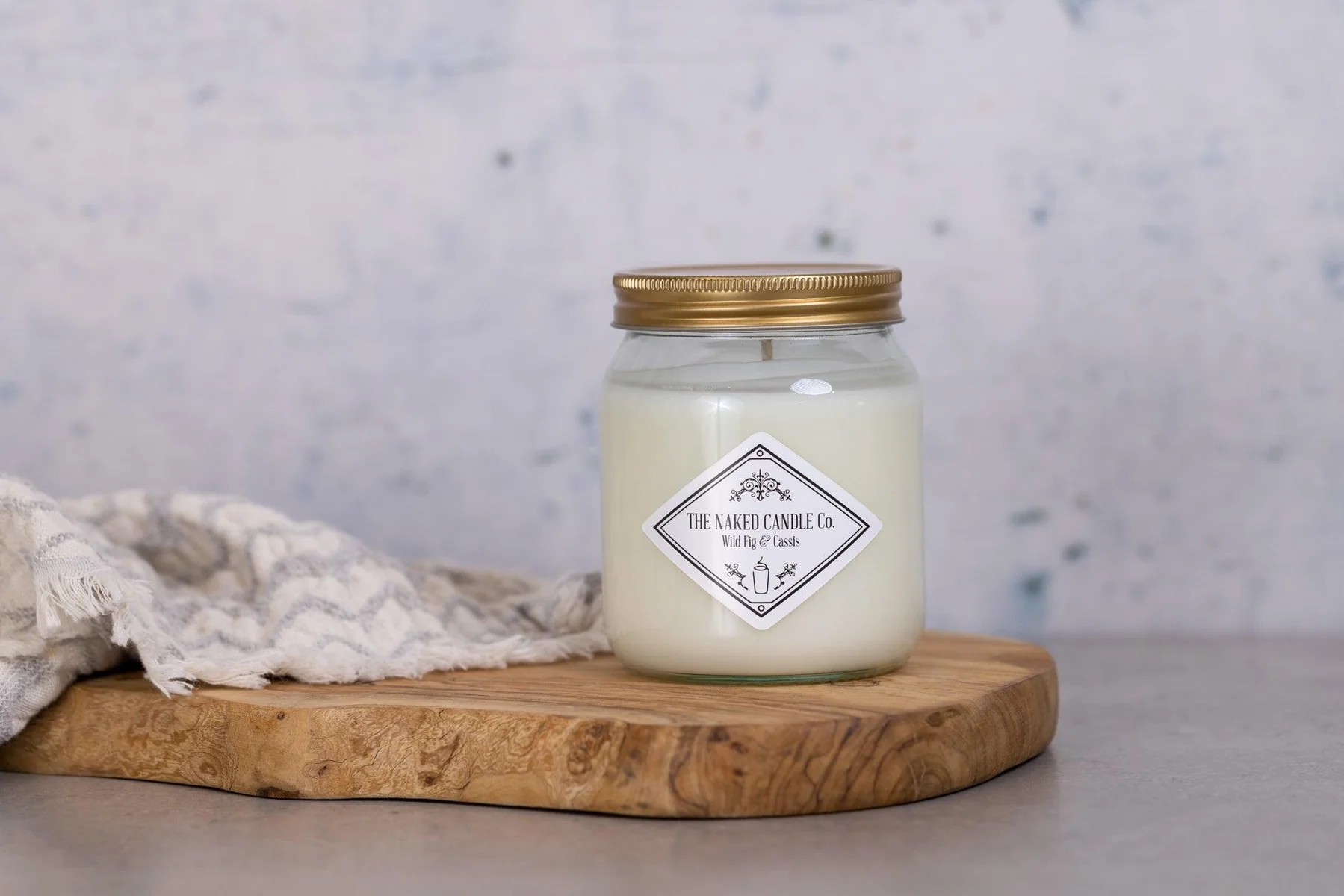 Wild Fig & Cassis Soy Candle from The Naked Candle Co. 