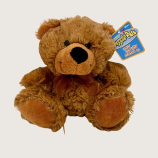 Plush teddy bear available in 3 neutral colour tones. 